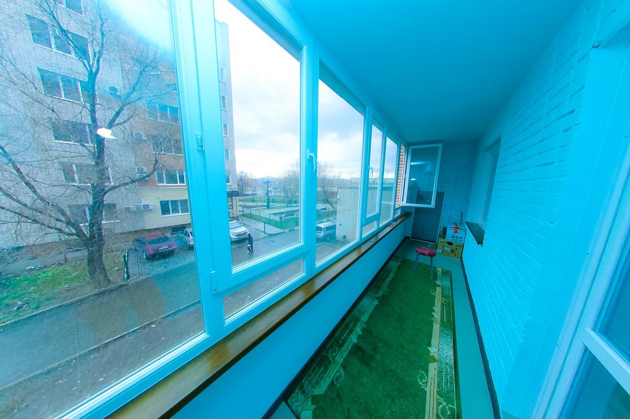 Apart On Slavskogo 14 Ust-Kamenogorsk ภายนอก รูปภาพ